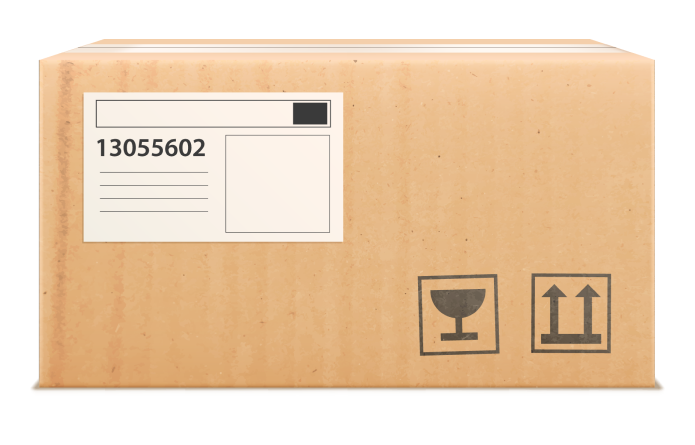 How to label a package correctly