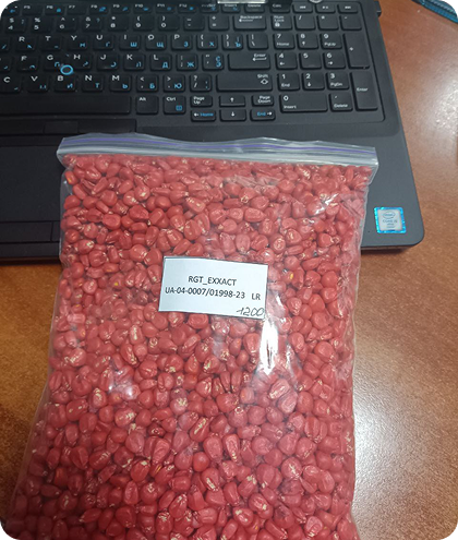 Доставка во Францию ​​образцов кукурузы обработанной