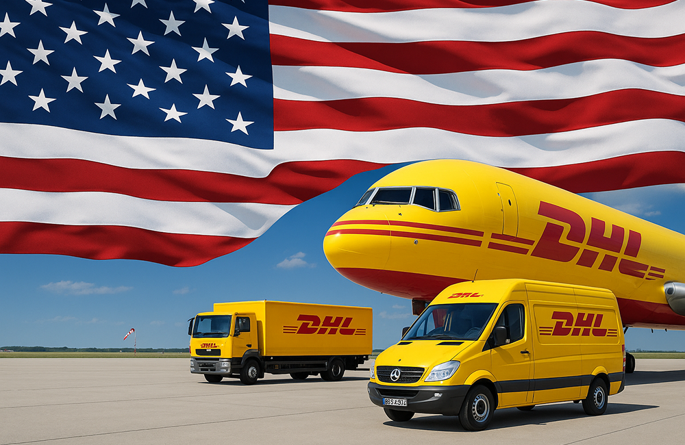 DHL временно приостанавливает доставку B2C-посылок в США стоимостью выше $800