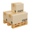 Bulky goods, pallets