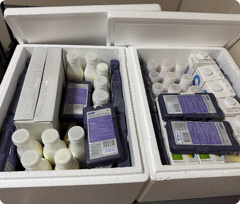 Доставка молочных изделий из Украины в ЕС с соблюдением температурного режима