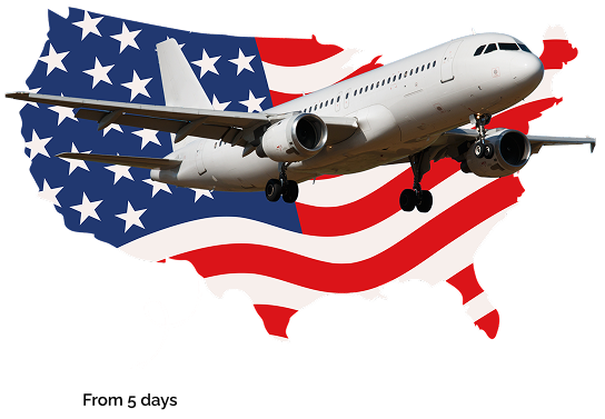 Delivery to the USAfrom Ukraine