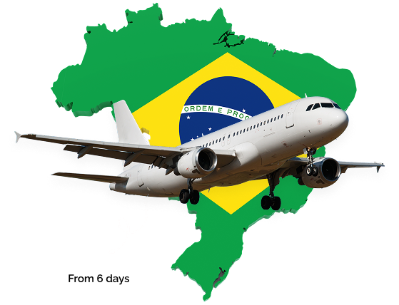 Delivery to Brazil from Ukraine