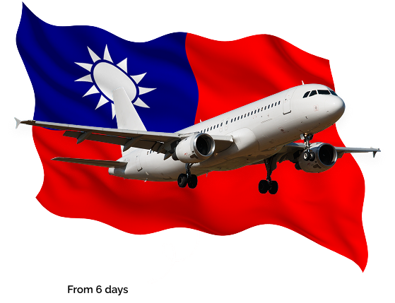 Delivery from Taiwan to Ukraine