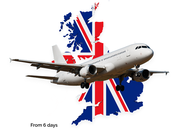 Delivery from Great Britain to Ukraine