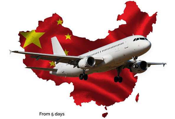 Delivery to China from Ukraine