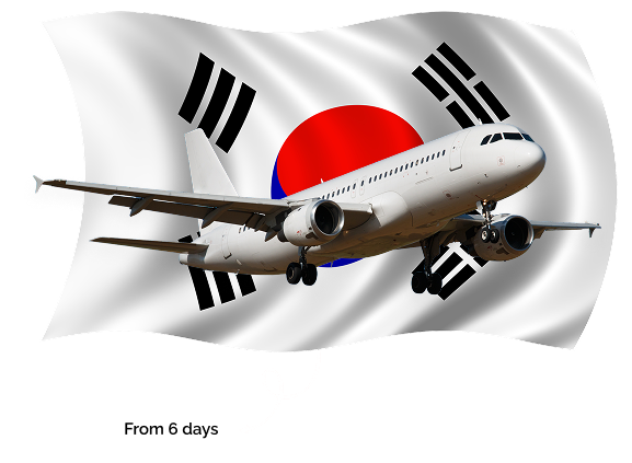 Delivery from Ukraine to Korea