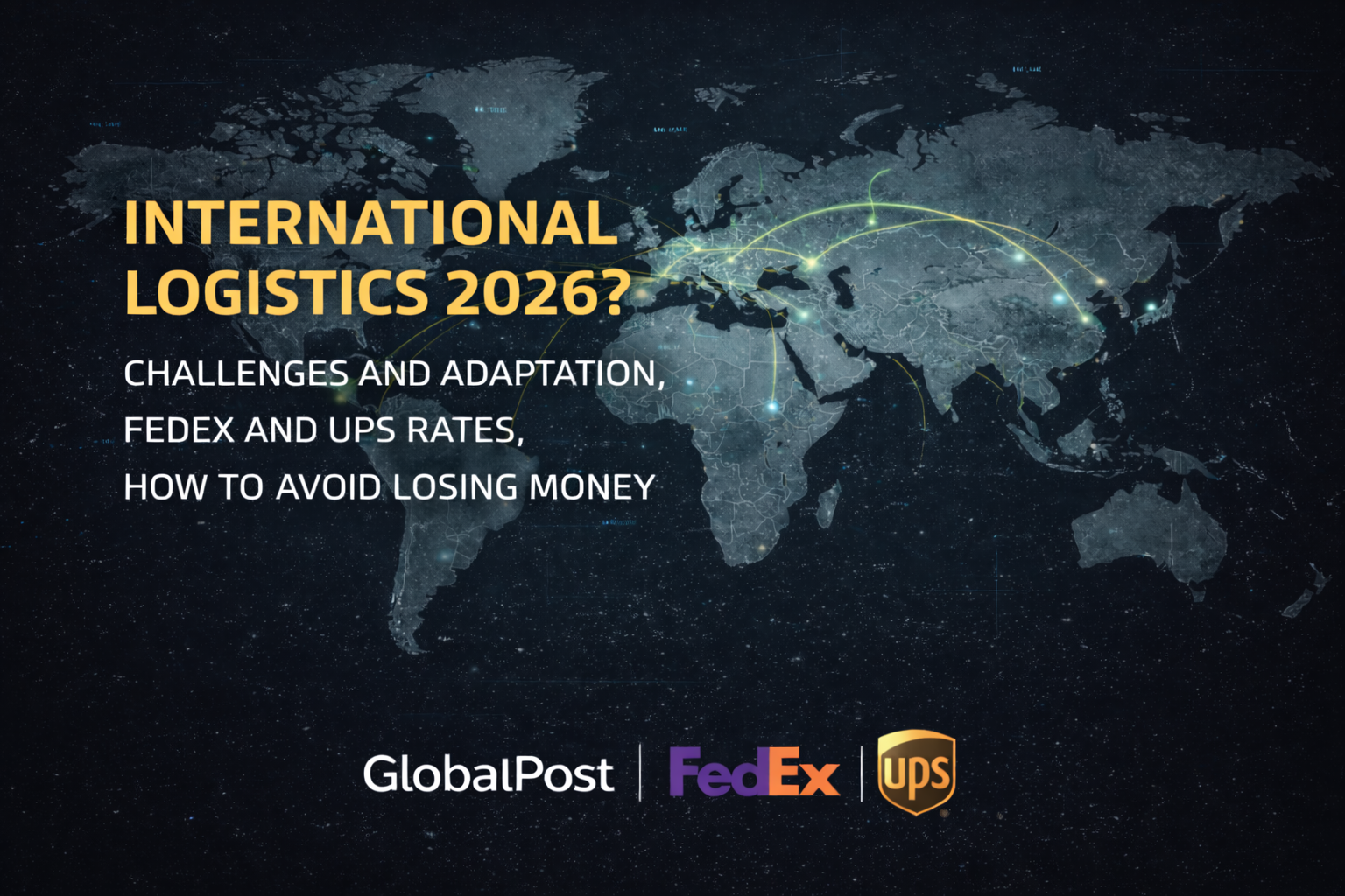 Global Logistics 2026: How UPS and FedEx Adapt to New Rules and Why GlobalPost Is Becoming a Key Partner for Ukrainian Exports