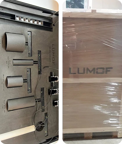 Доставка комплекта светильников из Украины в США